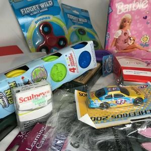 Grab Bag of Toys: Disney, Nascar, Fidget Spinners, Sculpey, Pedometer, Crafts